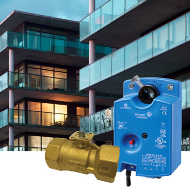 VG1000 Series Ball Valves with buildings background