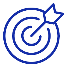 Target and arrow icon